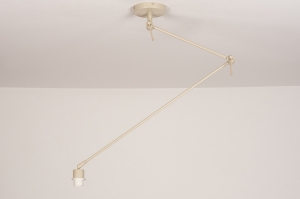 hanglamp 74564 landelijk modern metaal beige zand