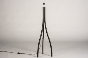 vloerlamp 74595 design landelijk modern eigentijds klassiek hout zwart