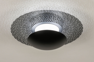 Deckenleuchte 74660 Sale modern zeitgemaess klassisch Metall schwarz matt rund