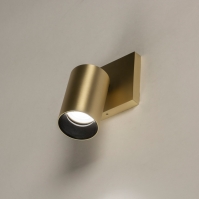 spot 74769 modern eigentijds klassiek messing geschuurd aluminium metaal goud mat messing rond rechthoekig