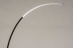 vloerlamp 74856 modern metaal zwart mat rond