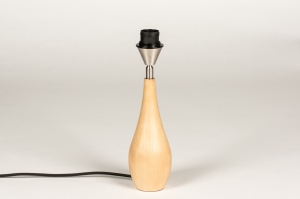 tafellamp 74891 sale landelijk modern hout licht hout hout naturel rond