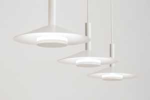 hanglamp 74900 modern metaal wit mat rond langwerpig