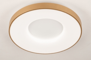plafondlamp 75032 modern messing (kleur) kunststof metaal goud messing (kleur) rond
