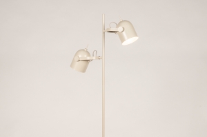 staande lamp 75041 landelijk modern metaal beige zand rond langwerpig