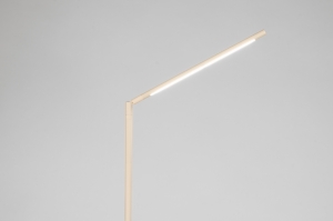 vloerlamp 75077 modern metaal beige zand rond