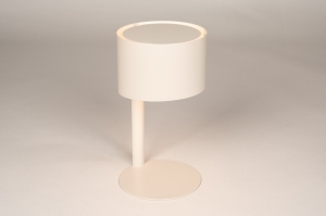 tafellamp 75111 modern metaal beige zand rond