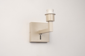 wandlamp 75130 modern metaal beige vierkant