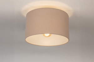 Zubehoer 75141 Stoff taupe rund