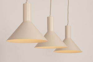 hanglamp 75143 modern retro metaal beige zand rond rechthoekig