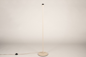 vloerlamp 75206 landelijk modern metaal beige rond
