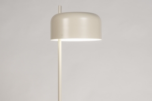 Stehleuchte 75212 laendlich modern Retro Metall Beige rund