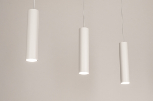 hanglamp 75289 modern aluminium metaal wit mat rond langwerpig