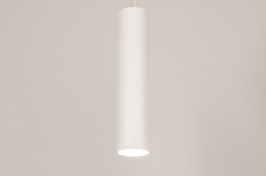 hanglamp 75295 modern aluminium metaal wit mat rond