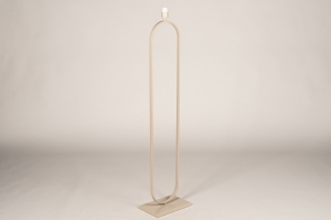 staande lamp 75301 modern eigentijds klassiek metaal beige ovaal