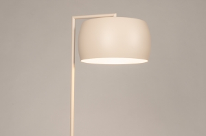 vloerlamp 75303 modern aluminium metaal beige zand rond