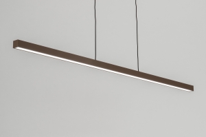 hanglamp 75311 modern metaal bruin langwerpig rechthoekig