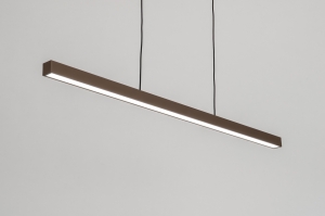 hanglamp 75312 modern metaal bruin langwerpig rechthoekig