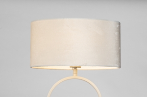 onderdeel 75323 landelijk modern eigentijds klassiek stof beige creme ovaal