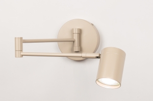 wandlamp 75325 landelijk modern metaal beige zand langwerpig