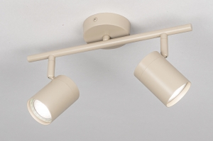 spot 75331 modern metaal beige rond langwerpig