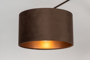 onderdeel 75397 landelijk modern retro eigentijds klassiek stof bruin rond