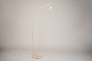 vloerlamp 75472 modern metaal beige rond langwerpig