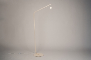 vloerlamp 75474 modern metaal wit mat creme rond langwerpig
