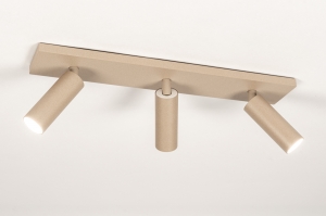 spot 75483 modern aluminium taupe zand rond rechthoekig