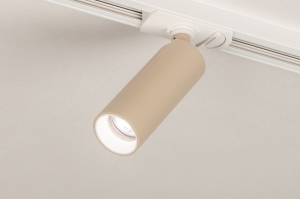 railspot 75494 modern aluminium metaal beige rond