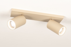 spot 75506 modern aluminium metaal beige rond rechthoekig