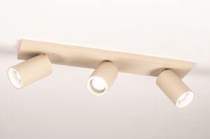 spot 75509 modern aluminium metaal beige rond rechthoekig