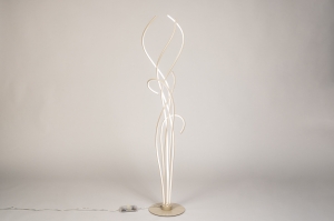 vloerlamp 75537 landelijk modern metaal beige zand