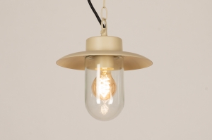 buitenlamp 75646 landelijk modern aluminium metaal beige rond