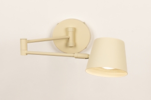wandlamp 75655 landelijk modern metaal geel langwerpig