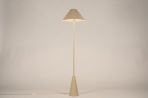 vloerlamp 75656 modern metaal beige zand rond