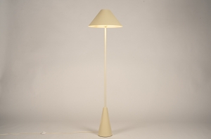 vloerlamp 75659 modern metaal geel rond