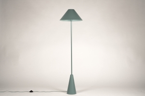 vloerlamp 75660 modern metaal groen rond