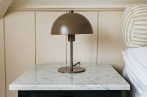 tafellamp 75676 modern retro metaal bruin rond