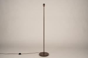 staande lamp 75680 landelijk modern metaal bruin rond