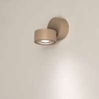 Spot 75714 Design modern Aluminium Metall taupe rund