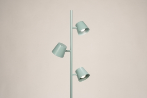 vloerlamp 75749 modern metaal groen rond