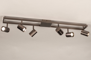 spot 75755 modern aluminium metaal bruin langwerpig rechthoekig