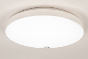 plafondlamp 75784 modern kunststof wit mat rond