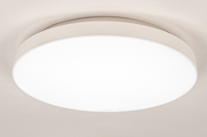 plafondlamp 75786 modern kunststof wit mat rond