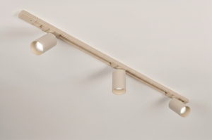 railspots 75827 modern metaal beige zand rond rechthoekig