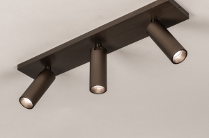 spot 75874 modern eigentijds klassiek aluminium bruin brons bruin rond rechthoekig