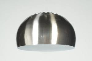 Zubehoer 82769 modern Retro Edelstahl Metall stahlgrau rund