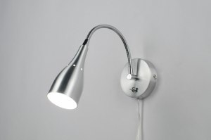 wandlamp 83914 modern eigentijds klassiek aluminium metaal rond