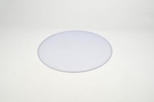 pendant light 85943 plastic white round